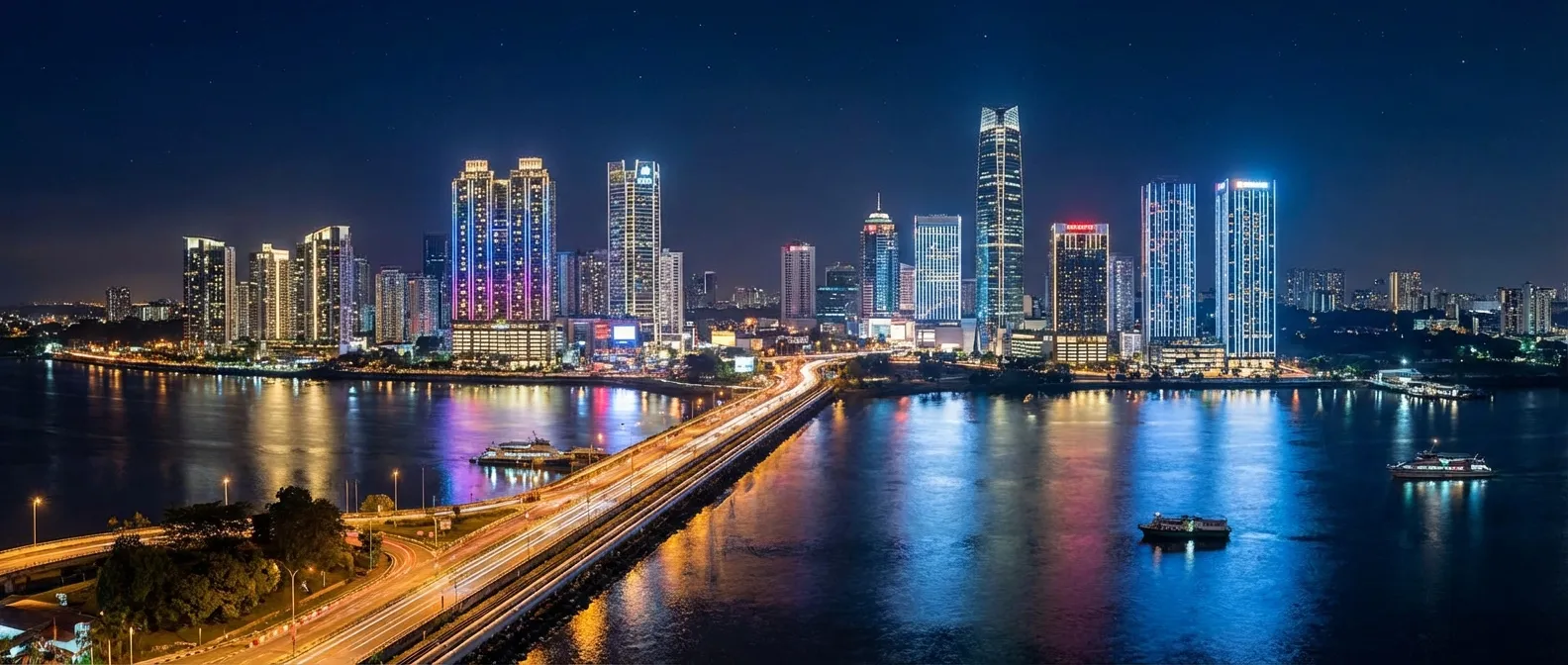 Johor Bahru cityscape